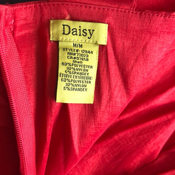 Daisy size medium short red evening dress night - Picture 3 of 4